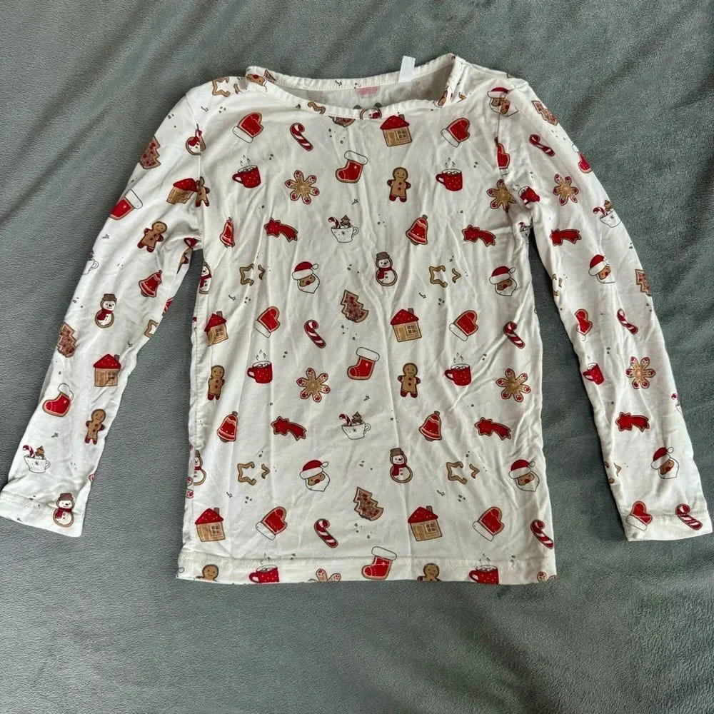 Bellabu Bear Christmas Holiday Bamboo Pajama Set | 6Y
